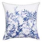 Pillowcase Jardin d'eden  Blue 50X75 100% cotton, , hi-res image number 1