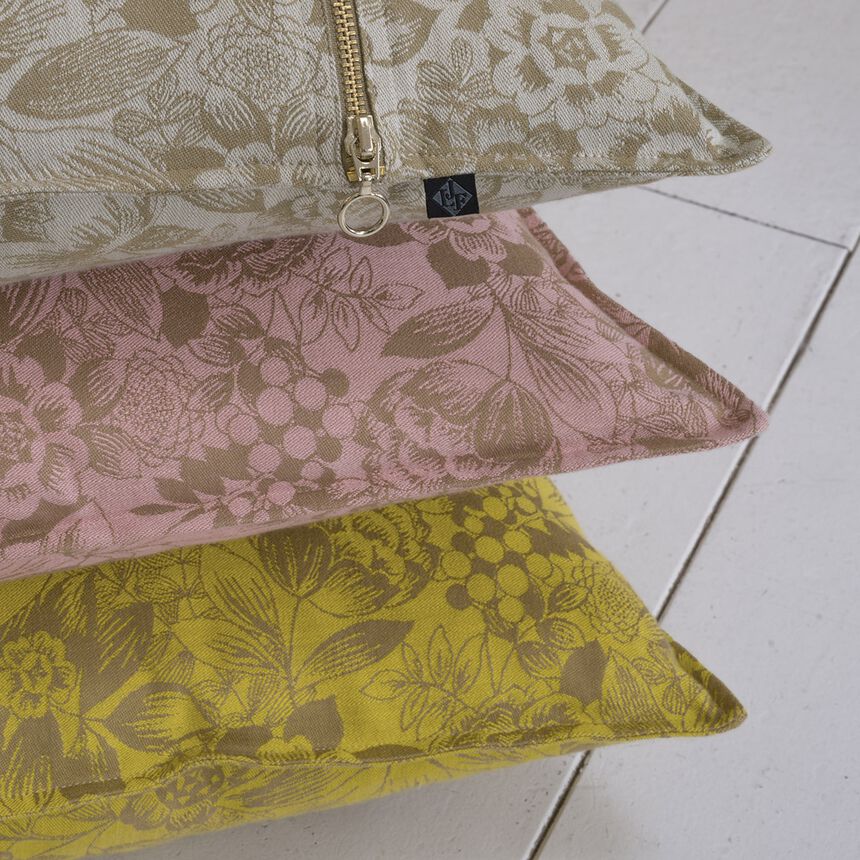 Cushion cover Osmose Florale Pollen 50x50 100% cotton, , hi-res image number 0