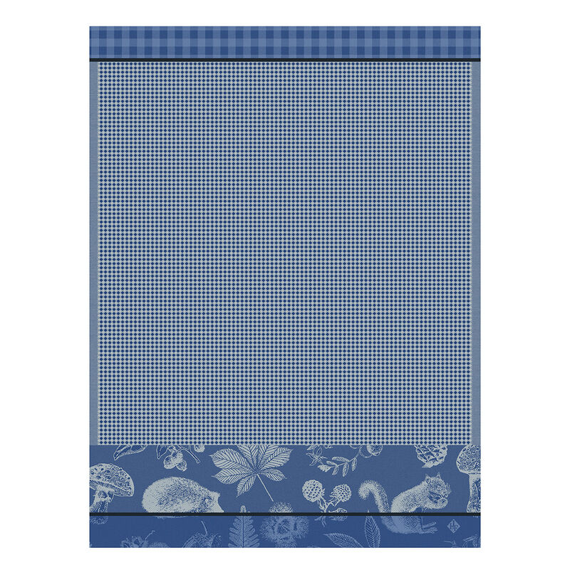 Hand towel Dans les bois Blue 60x80 100% cotton, , hi-res image number 0