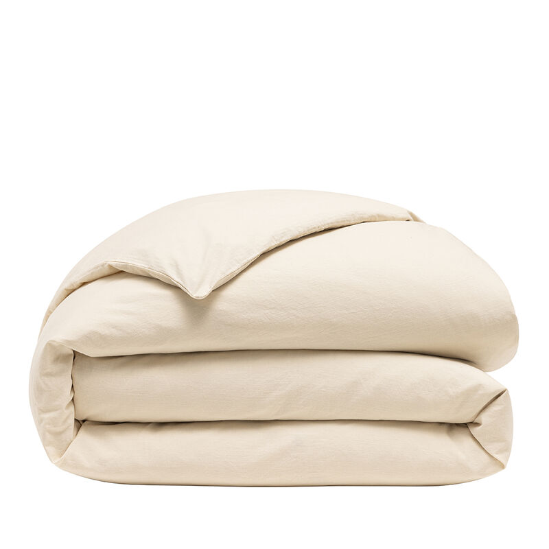 Duvet cover Eclat Light Beige 135X200 100% cotton, , hi-res image number 1