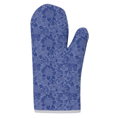 Oven gauntlet Dans les bois Blue Unique size 100% cotton,  Oven gauntlet Dans les bois Blue Unique size 100% cotton