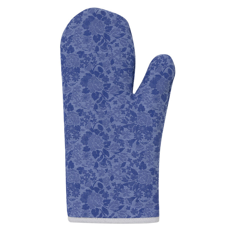 Oven gauntlet Dans les bois Blue Unique size 100% cotton, , hi-res image number 0