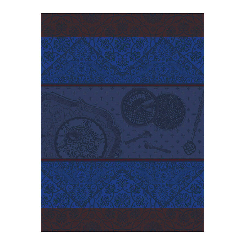Tea towel Tsar Blue 60x80 100% cotton, , hi-res image number 0