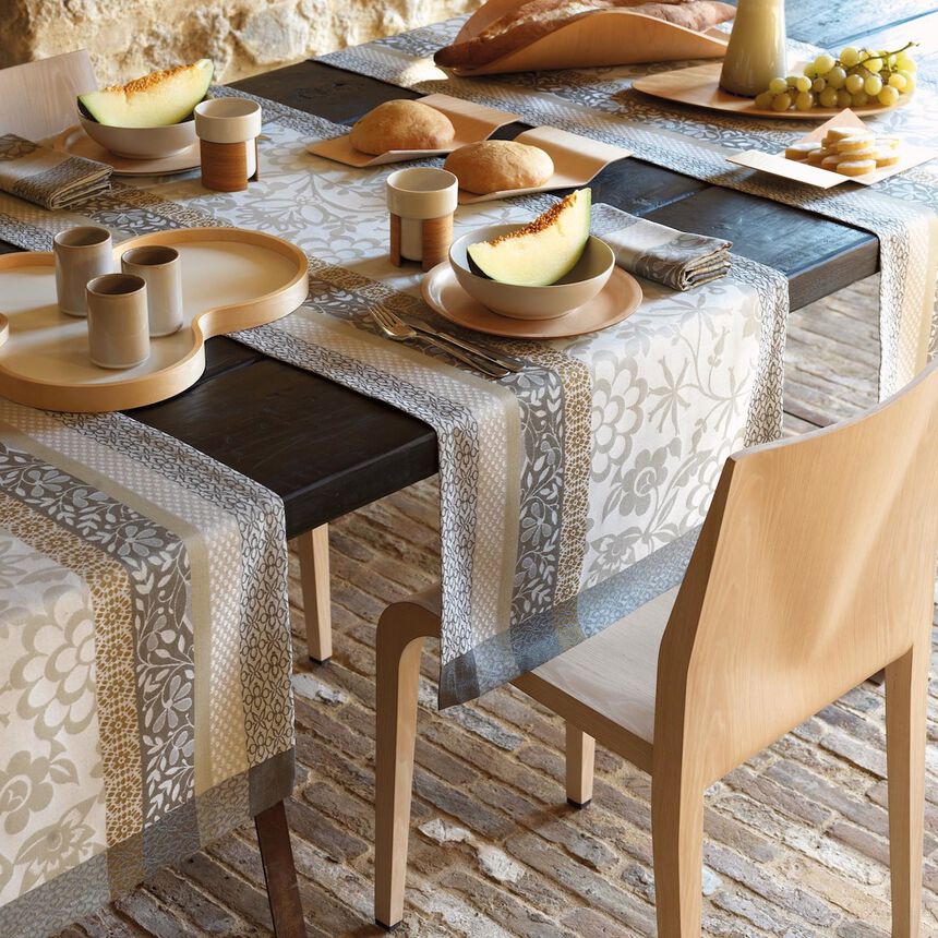 Runner Provence Beige 55x150 100% cotton, , hi-res image number 0