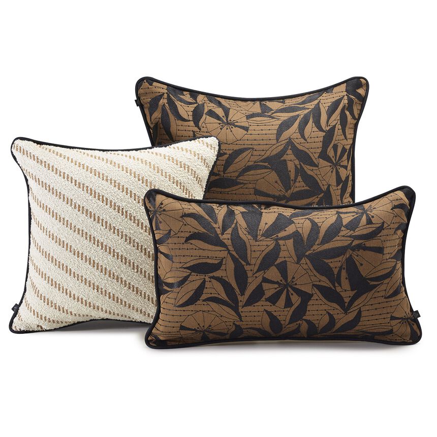 Cushion cover Esquisse Cumin 40x40 77% Cotton/ 23% Polyester, , hi-res image number 1