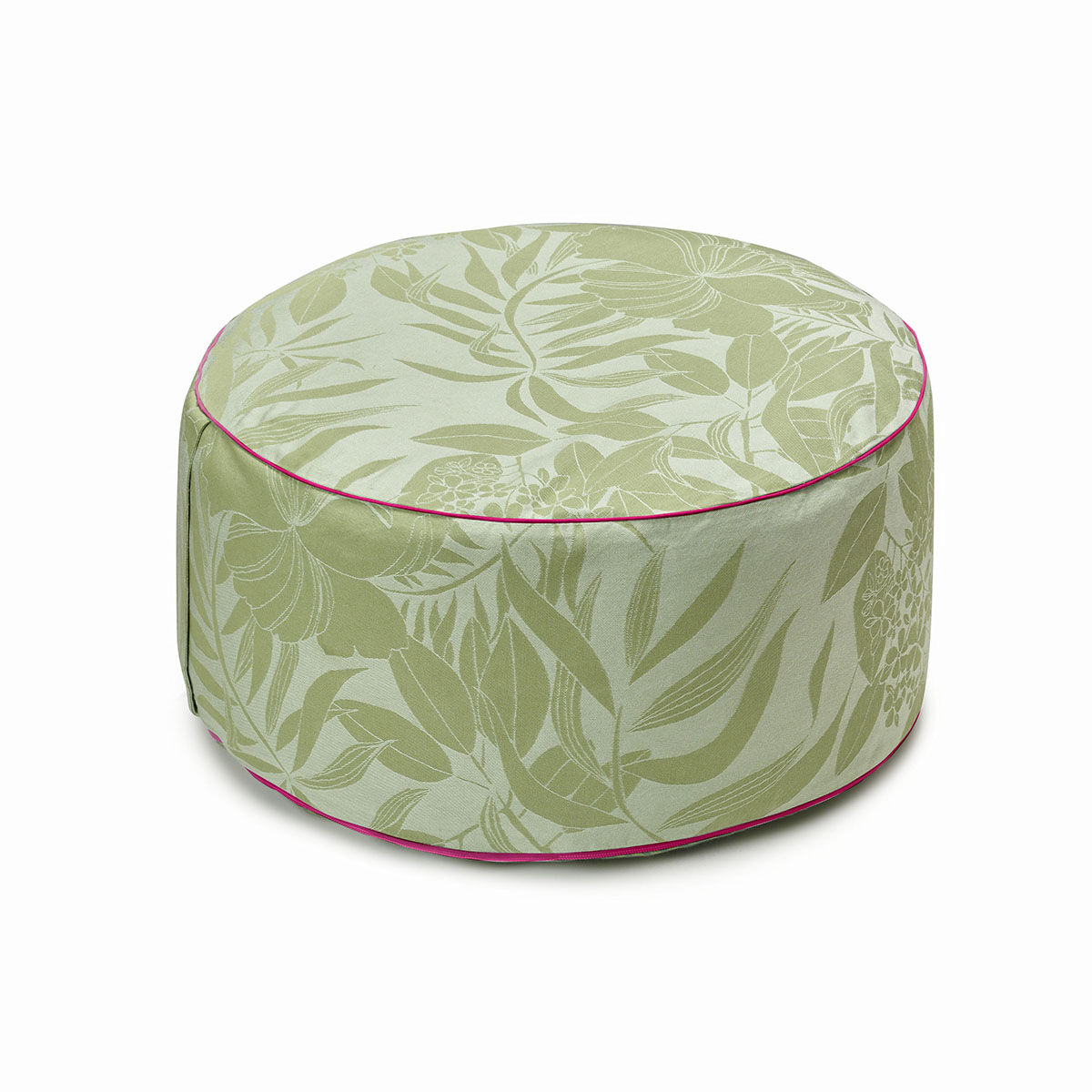 pouf GreenFrance Leaves Nature Urbaine Le Jacquard Fran ais