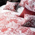 Shams Feuilles en scène  Red 30X41 100% cotton, , hi-res image number 2