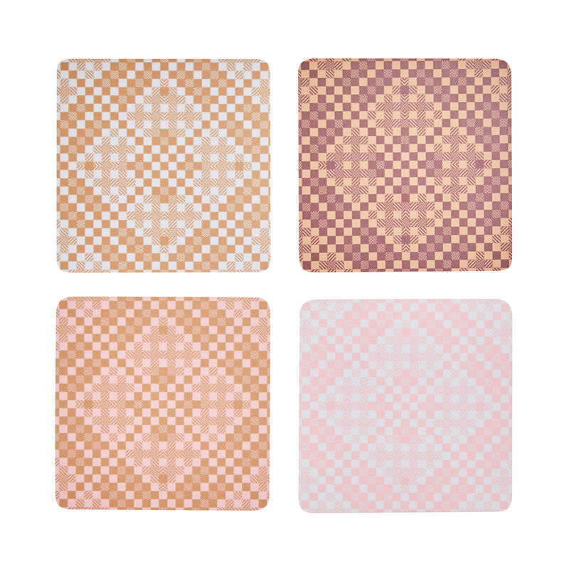 Coasters Essentiel Beige 9x9 100% Wood, , hi-res image number 0