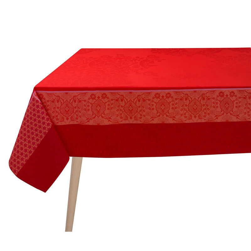 Tablecloth Voyage Iconique Red 173x173 100% cotton, , hi-res