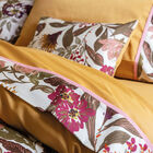 Flat sheets Panache de fleurs Yellow 190X290 100% cotton, , hi-res image number 1