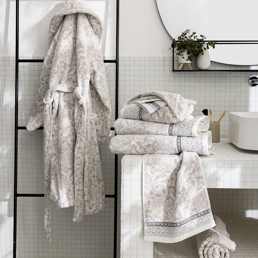 Robe Charme Grey S 100% cotton, , hi-res image number 1