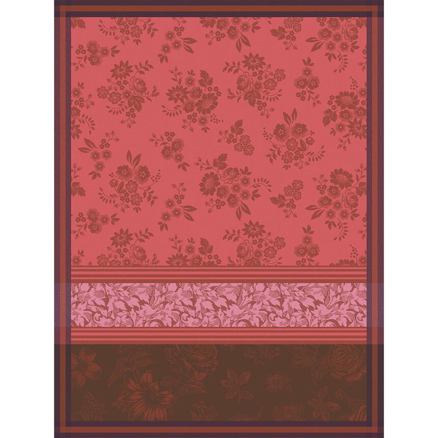 Tea towel Romance Red 60x80 50% cotton - 50 % linen, , hi-res image number 0