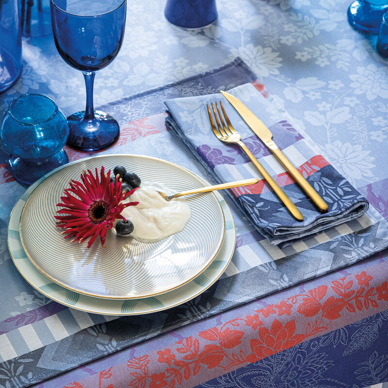 Napkin Gipsy Blue 50x50 100% cotton, , hi-res image number 0