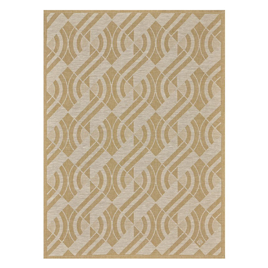 Crystal towel N&eacute;o Yellow 60x80 100% linen, , hi-res image number 1