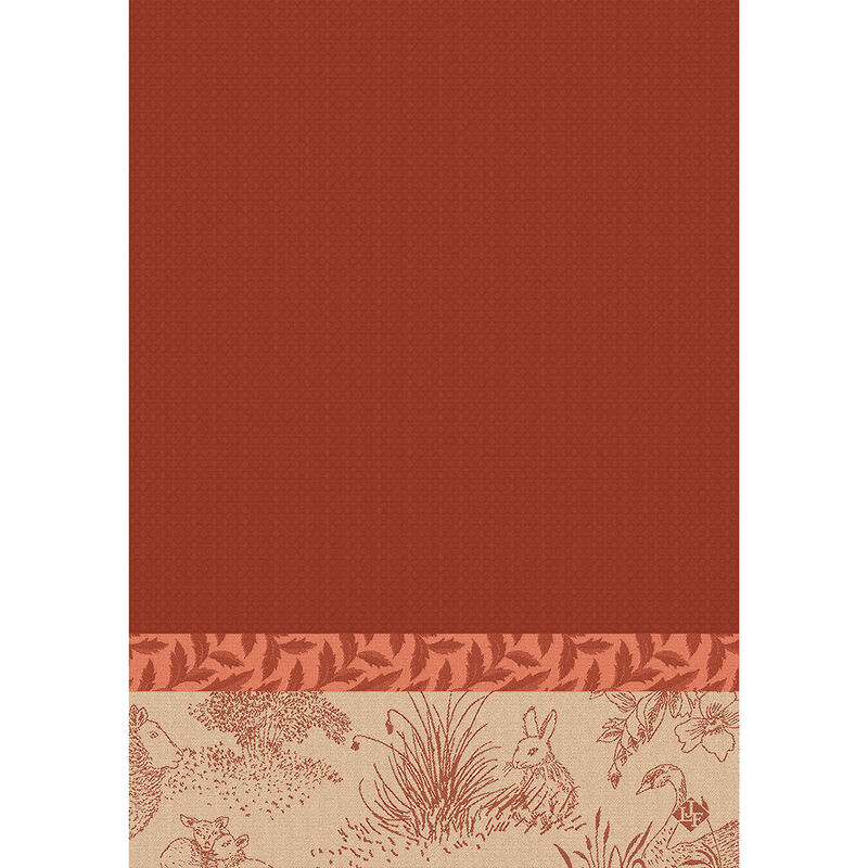 Hand towel Joséphine Red 54x38 100% cotton, , hi-res image number 1
