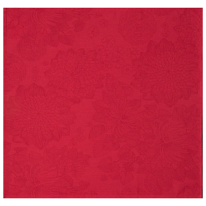 Napkin Marie-Galante Red 58x58 100% cotton, , hi-res image number 0