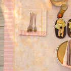 Tablecloth &Eacute;t&eacute; Indien Orange 120x120 100% linen, , hi-res image number 3