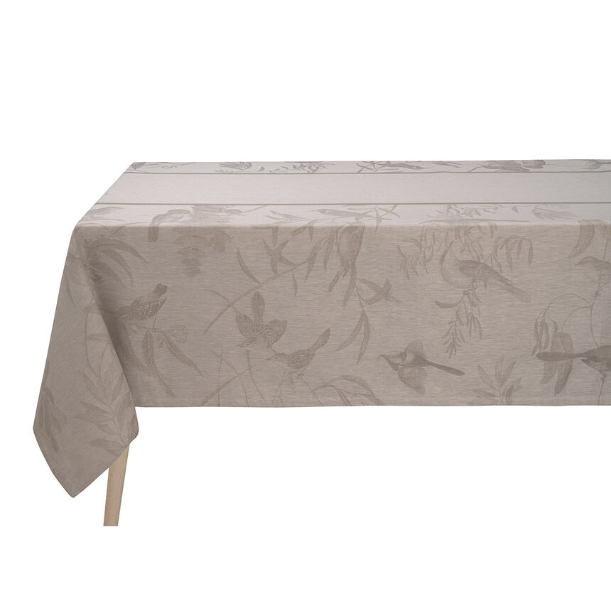 Tablecloth Voli&egrave;re Beige 175x175 100% linen, , hi-res image number 2
