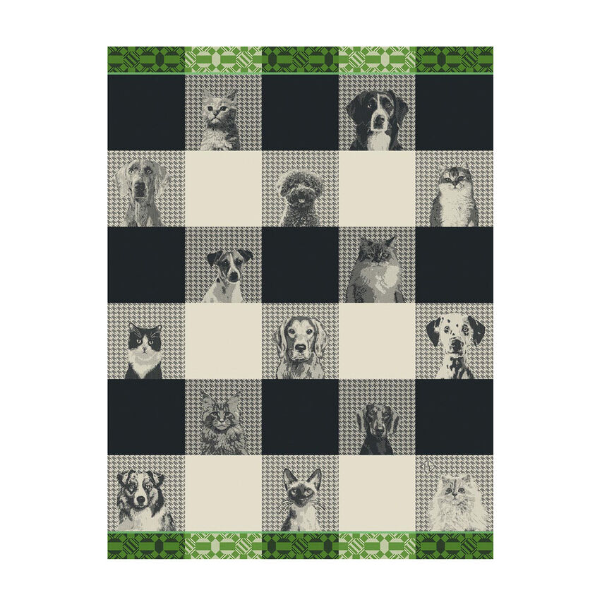 Tea towel Truffes Black 60x80 100% cotton, , hi-res image number 0