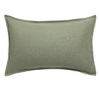 Pillowcase Nuances Green 50X75 50% cotton - 50 % linen, , hi-res image number 1