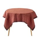 Tablecloth Romance Red 175x175 100% linen, , hi-res image number 3