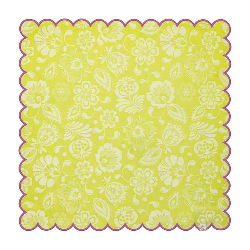 Napkin Alegria Green 50x50 100% cotton, , hi-res image number 0