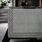 Tablecloth Empreintes Black 150x150 100% cotton, , hi-res image number 4