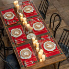 Placemat Poésie d'hiver Red 50x36 99% cotton / 1% other fibers, , hi-res image number 0