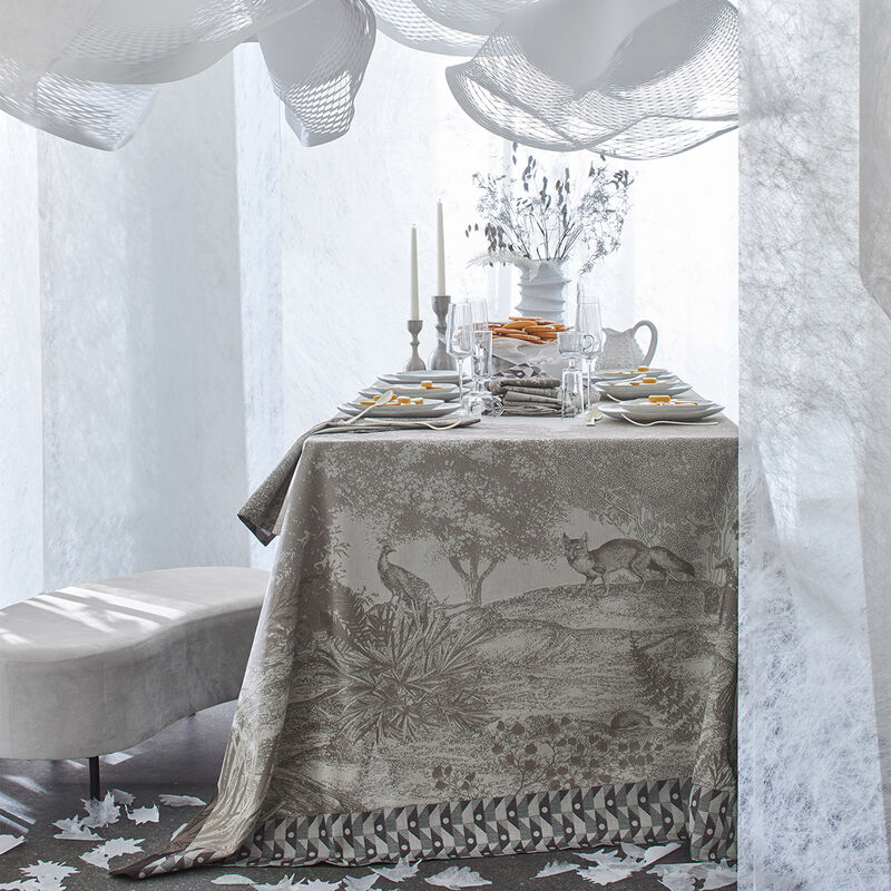 Chemin de table charme naturel  Collection classique – Casannita -  Création textile