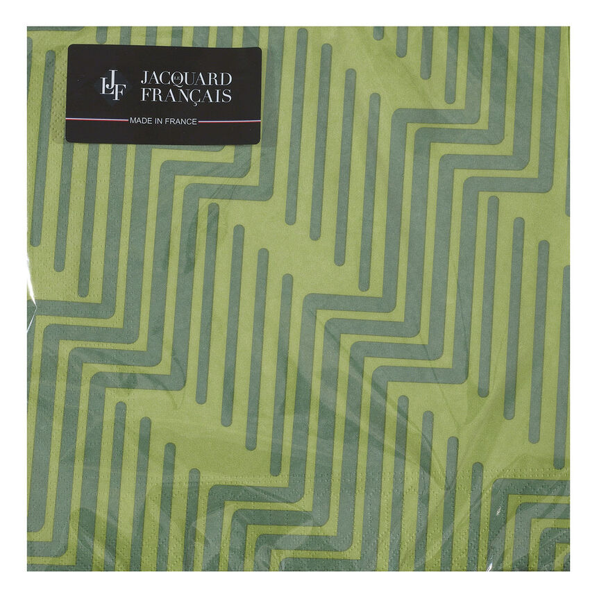 Paper napkin Nature Urbaine Green 40x40 Paper, , hi-res image number 1
