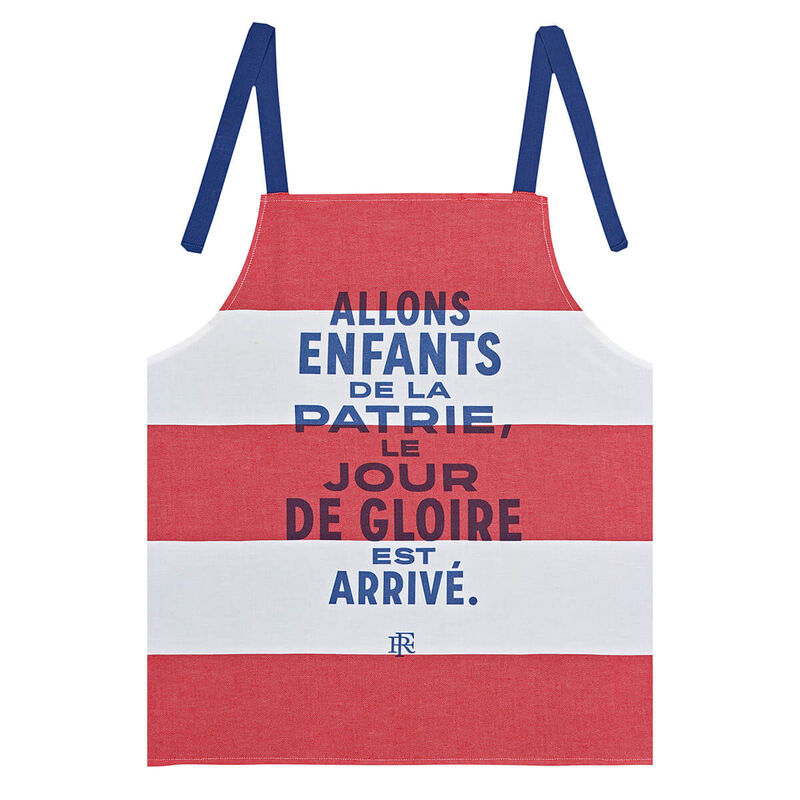 Child's apron Elysée Patrie Tricolor 66x60 100% cotton, , hi-res image number 0