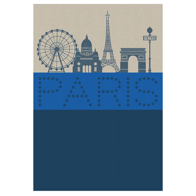 Tea towel Paris Lumière Cotton,  Tea towel Paris Lumière Cotton