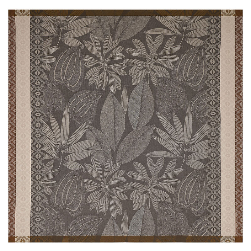 Tablecloth Nature Sauvage Grey 175x175 100% cotton, , hi-res image number 3