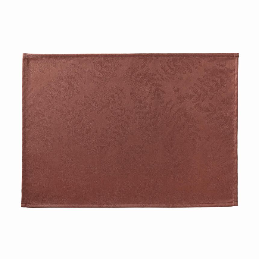 Coated placemat Vegetal mood Red 50x36 100% cotton, , hi-res image number 1