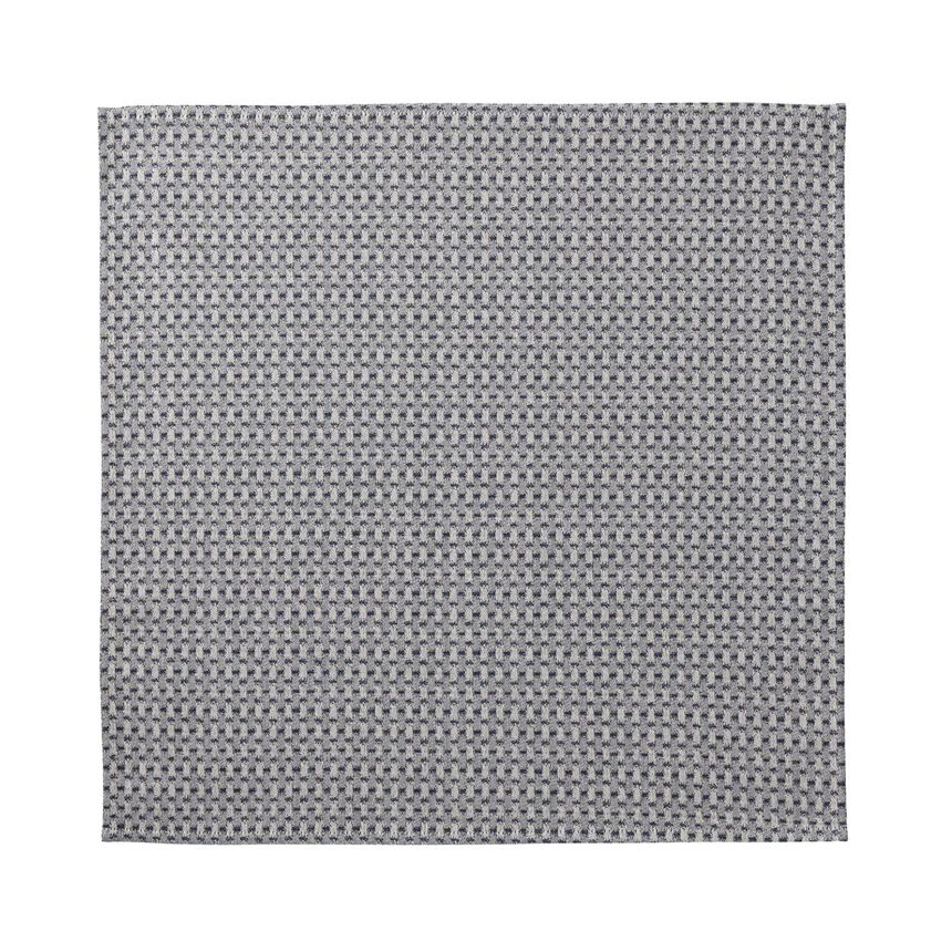 Napkin Empreintes Tissage Blue 50x50 100% cotton, , hi-res image number 0