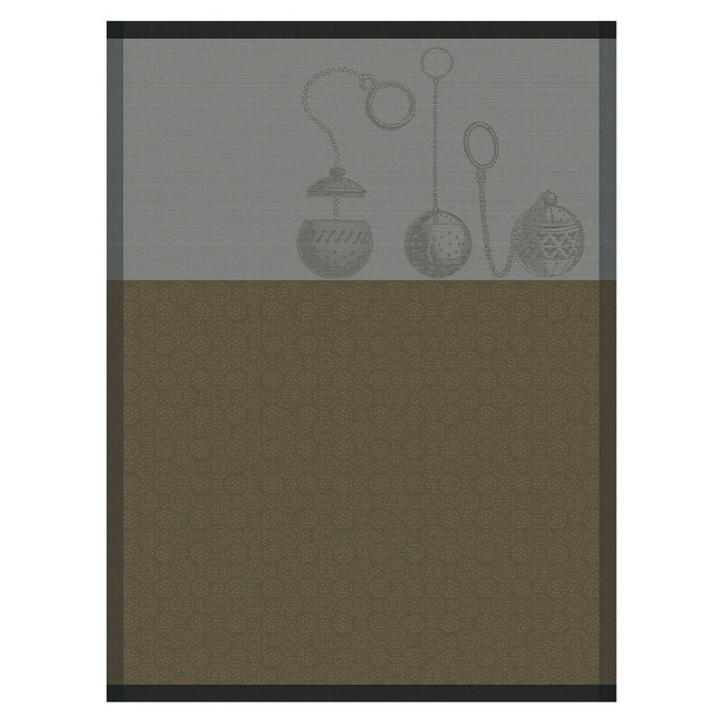 Tea towel Infusion Yellow 60x80 100% cotton, , hi-res image number 0