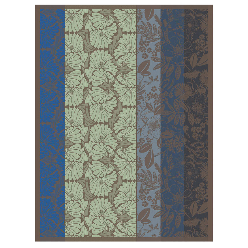 Tea towel Cottage Blue 60x80 100% cotton, , hi-res image number 1