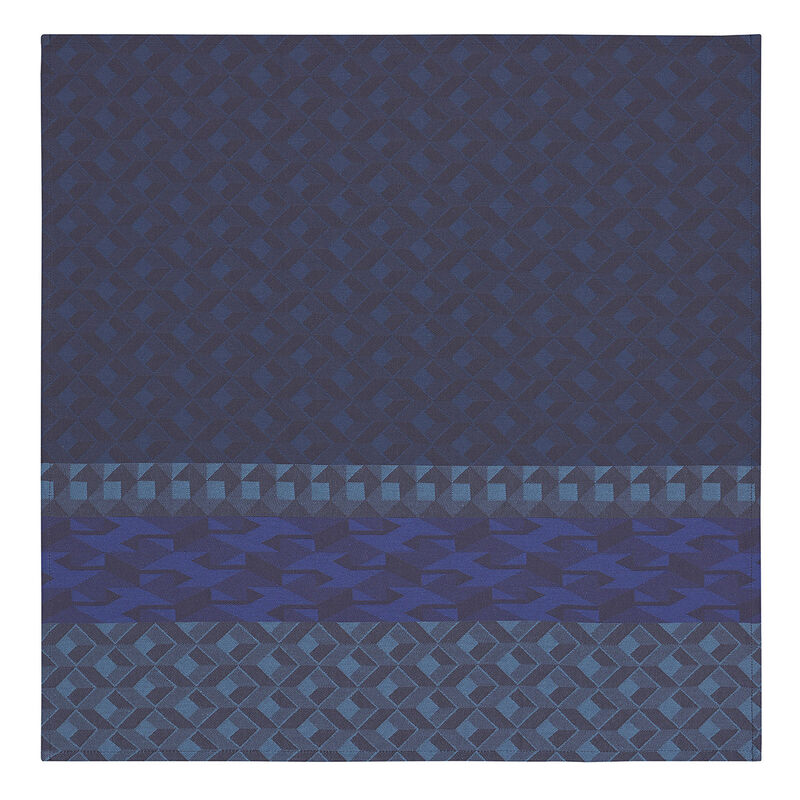 Napkin Caractère Blue 58x58 100% cotton, , hi-res image number 1