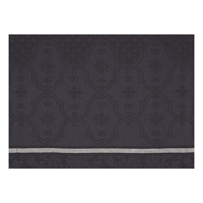 Placemat Armoiries Black 50x36 100% linen, , hi-res image number 0