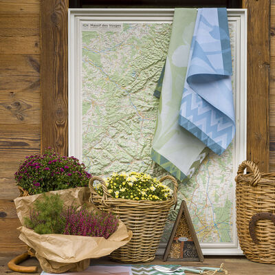 Tea towel La Vie en Vosges Cotton