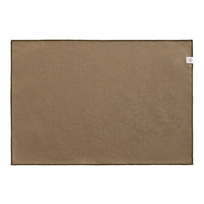 Coated placemat Vegetal mood avec surjet bourdon Cotton