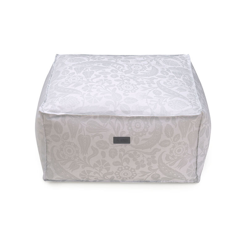 Pouf Voyage Iconique Grey 60x60x30 100% cotton, , hi-res image number 0