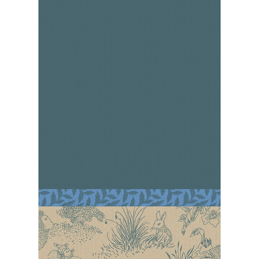 Hand towel Jos&eacute;phine Blue 54x38 100% cotton, , hi-res image number 0