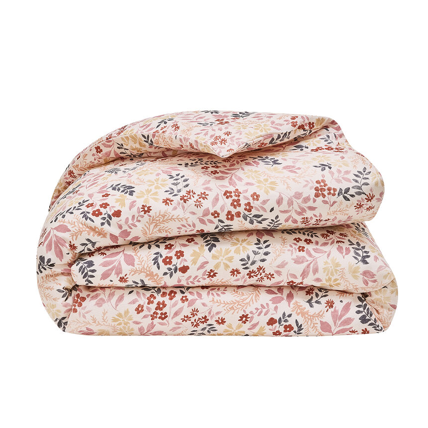 Quilt cover Campagne Pink 90X180 50% cotton - 50 % linen, , hi-res image number 2