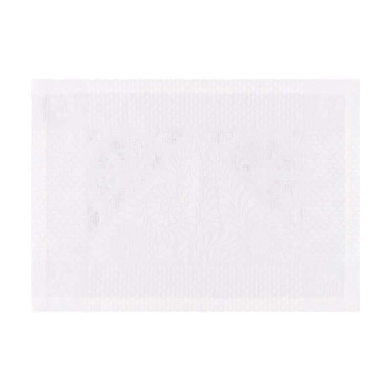 Placemat Bosphore Blanc White 54x38 50% cotton- 50 % linen, , hi-res image number 1