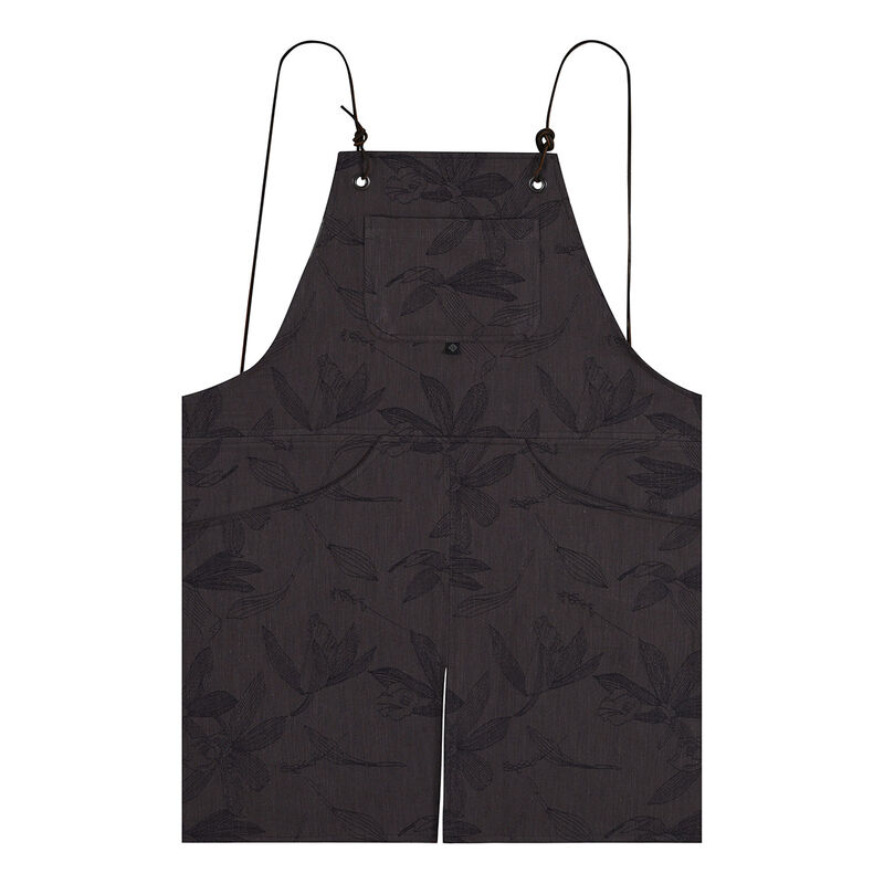 Apron Slow life maxi Carbon Unique size 89% cotton / 11% linen, , hi-res image number 0