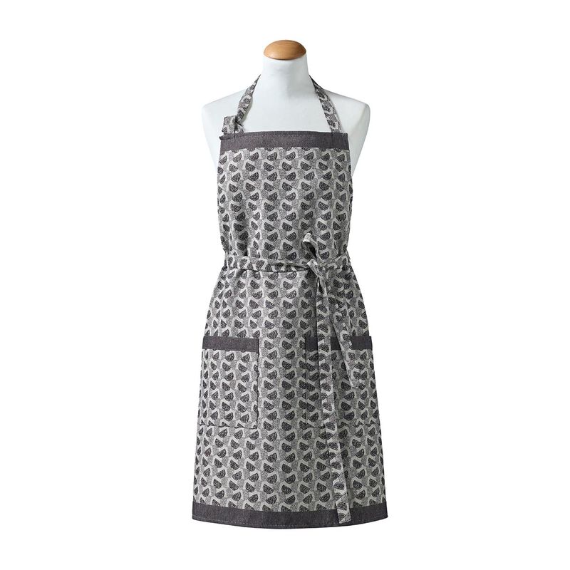 Apron Empreintes Black 80x96 100% cotton, , hi-res image number 0