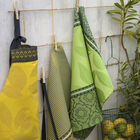 Tea towel Sous les Citronniers Green 60x80 100% cotton, , hi-res image number 0