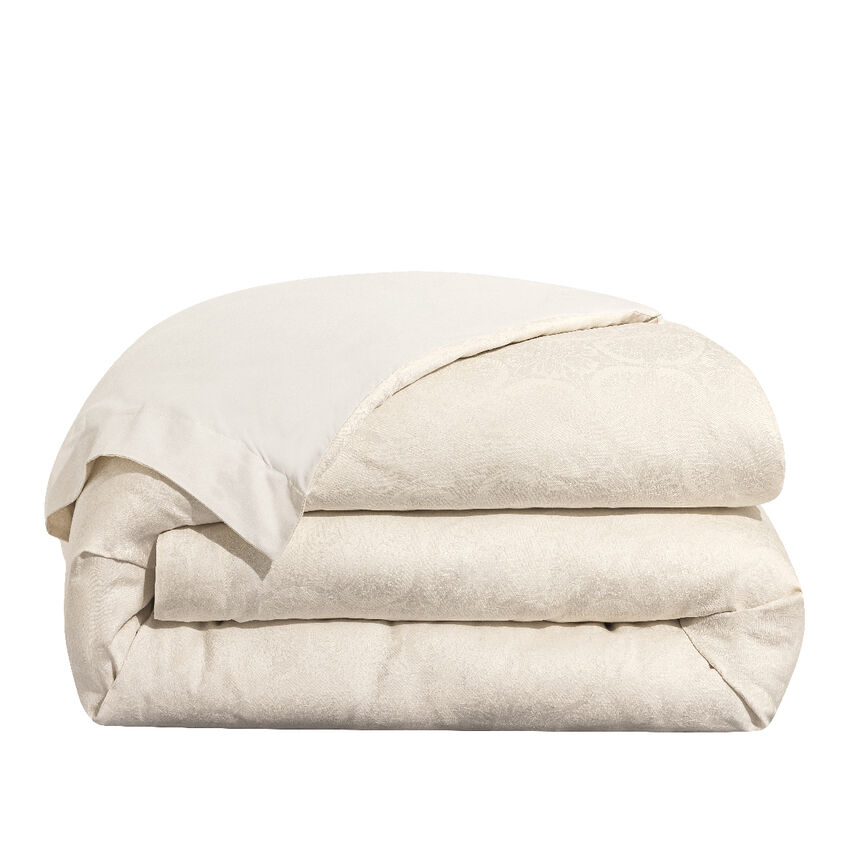 Duvet cover Victoria Beige 135X200 50% cotton - 50 % linen, , hi-res image number 1