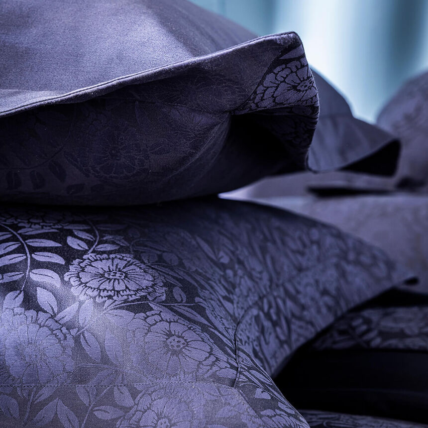 Shams Flora Dark blue 30X41 100% cotton, , hi-res image number 2